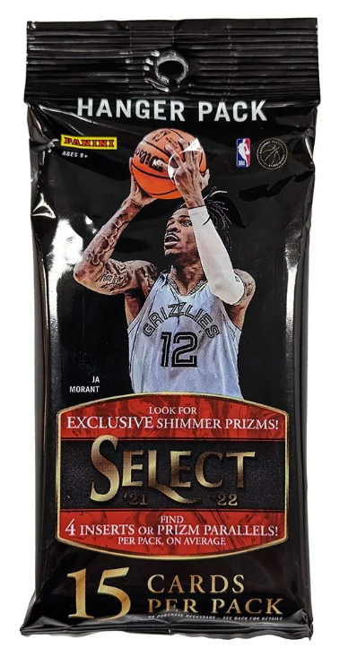 Panini NBA 2021 - 2022 Basketball Select Hanger Booster Pack