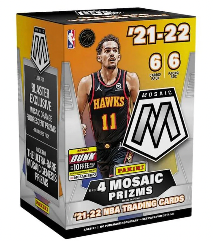 Panini 2021/2022 NBA Mosaic Basketball Blaster Box